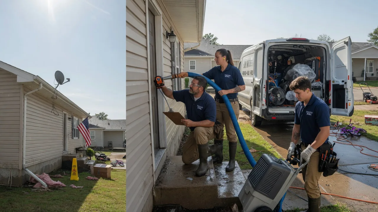 Ceiling Water Damage Restoration in Williamsburg, VA near me
